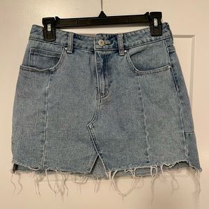 PacSun Denim Mini Skirt
